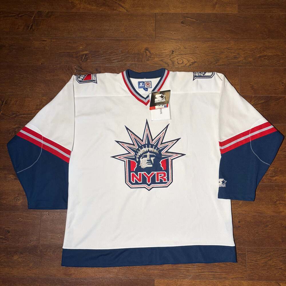 Vintage New York Rangers Lady Liberty Jersey - Starter - NWT - Size XL